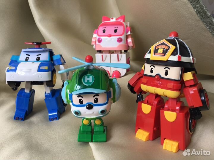Машинки трансформеры Poli Robocar