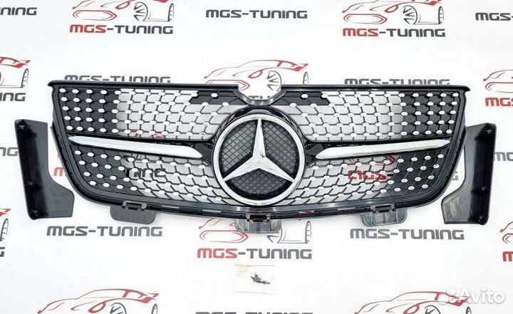 Решётка GL x164 Diamond Black 9-12 не для AMG рест