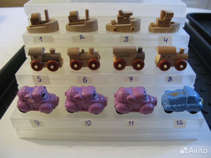 Пазлы и игрушки из Киндер сюрприз 90-х