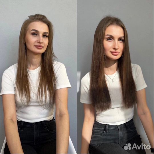 Безопасное наращивание волос в 4 руки