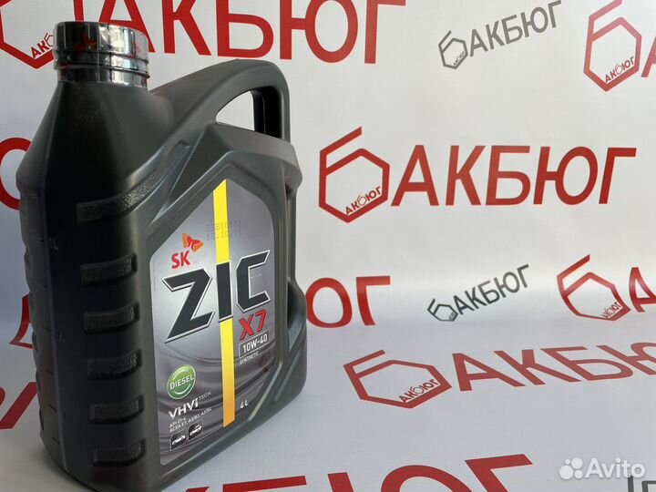 Дизельное Моторное Масло Zic X7 10W40 4l