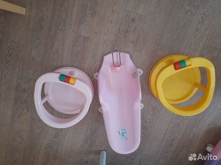 Продам,горшки,горка и стульчик купания сидушки