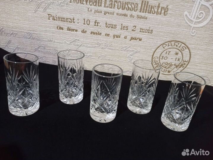 Стопки хрустальные СССР