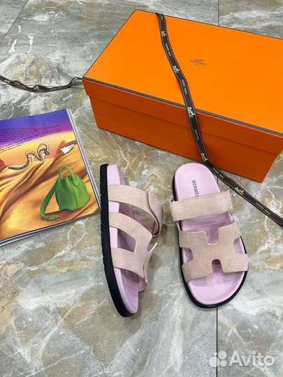 Шлепки Hermes 36-41