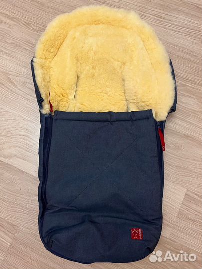 Зимний конверт в коляску на овчине kaiser кайзер