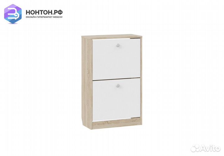 Тетра Тумба для обуви тип 2 дуб сонома / белый