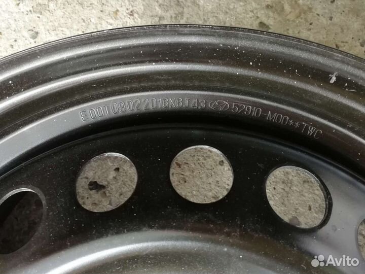 Штампованные диски Hyndai Creta