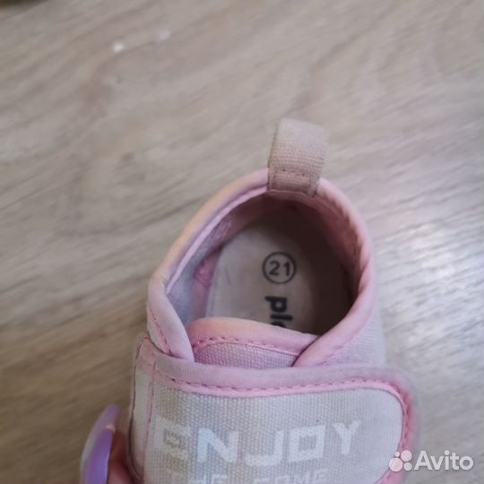 Кеды на липучках, для девочки