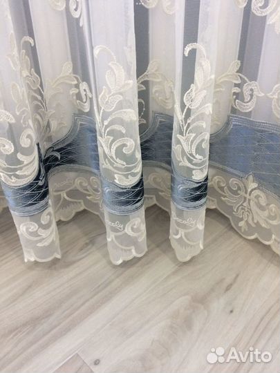 Тюль(отрезы)новые Италия(сетка,органза,гипюр)