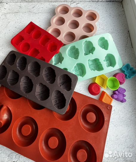 Силиконовые формы для выпечки и шоколада