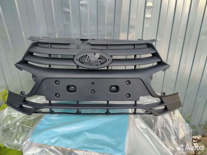 Накладка на бампер гранта