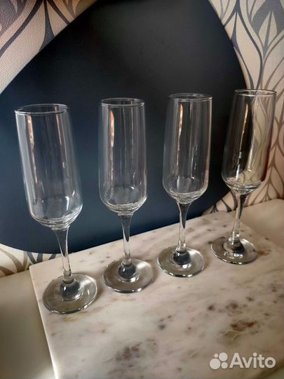 Фужеры для шампанского 4 шт