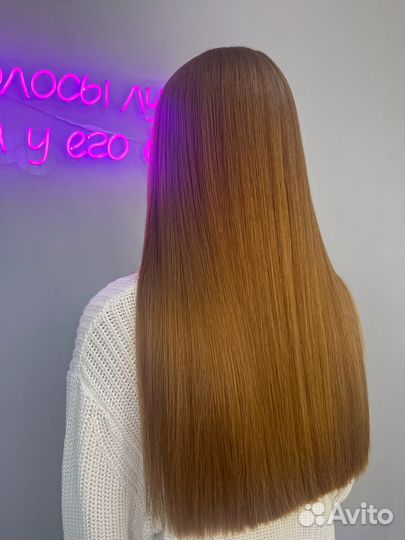 Кератиновое выпрямление