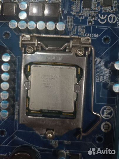 Материнская плата сокет 1156+процессор i7+8gb ram