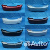 Бампер окрашенный в цвет Hyundai Solaris Kia Rio