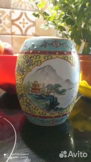 Китайская ваза фарфор редкость антиквариат