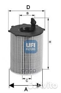 Фильтр масляный Ufi 271 ELH4425, OE32004, OX3614D