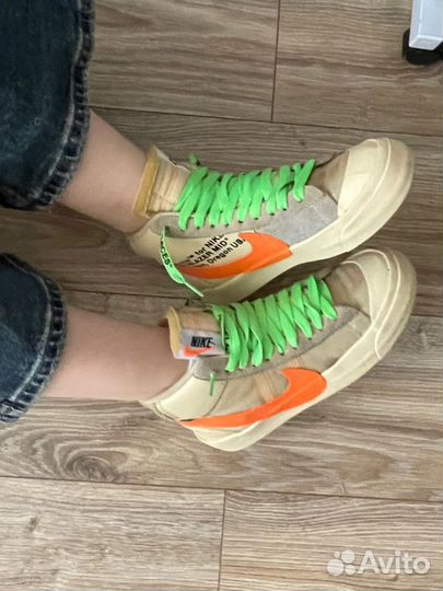 Кеды женские Nike Blazer Mid Off-White