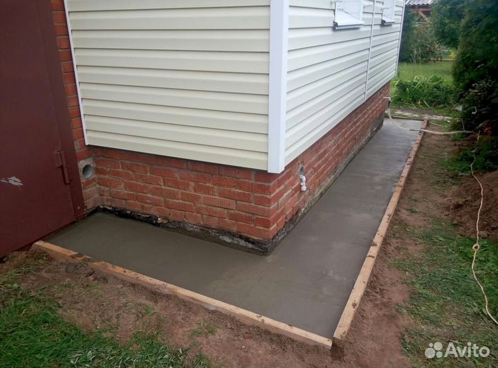 Ленточный фундамент/отмоска/реконструкция