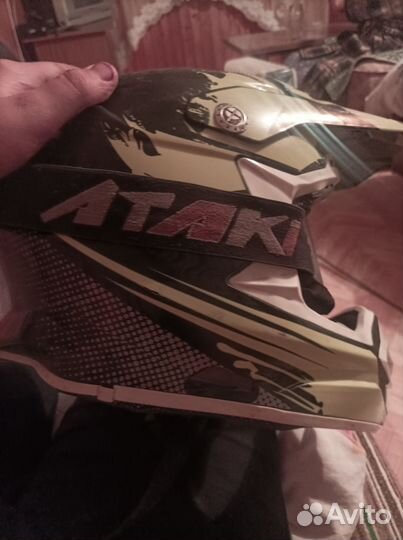 Мотошлем кроссовый бу