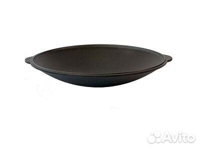 Садж 450 мм сковорода чугун Узбекистан (Размеры: 4