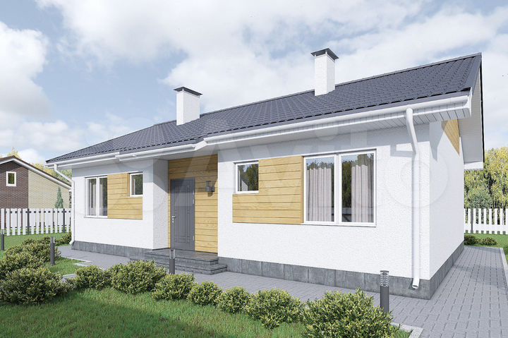 Дом 100 м² на участке 10 сот.