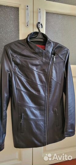 Куртка кожаная женская