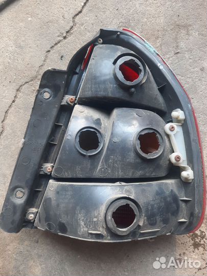 Задняя фара акцент