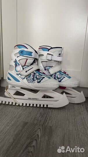 Коньки раздвижные 31-35