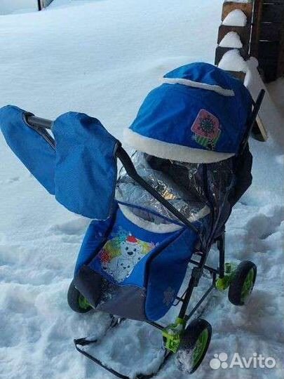 Детские санки коляска