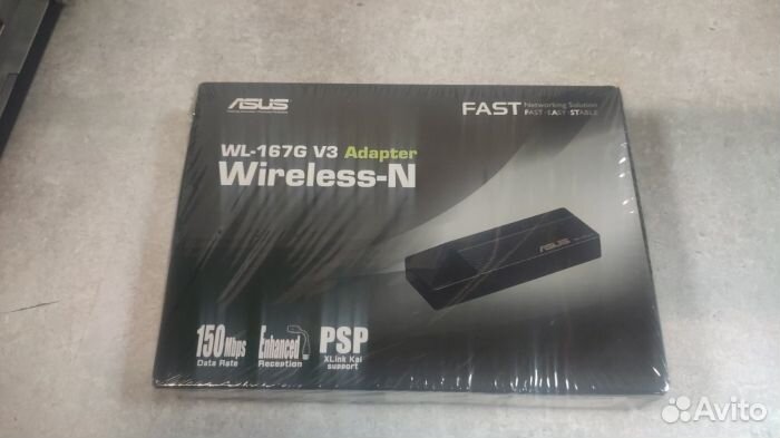 Адаптер Wi-Fi asus WL-167G V.3 150Mbps