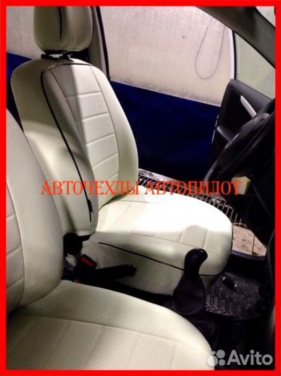 Чехлы Автопилот Nissan Almera g11 g15 из экокожи