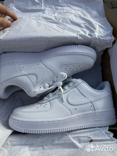 Кроссовки Nike Air Force 1 Белые Оригинал