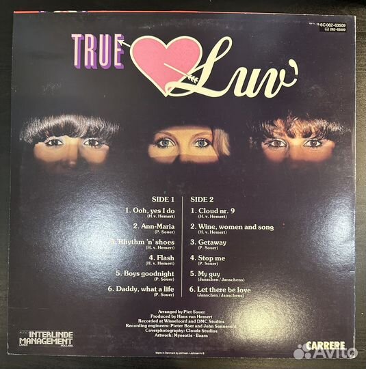 Luv'–True Luv' (Дания 1979г.)
