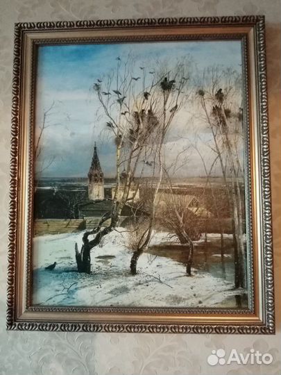 Картина Грачи прилетели