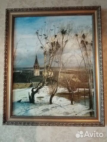 Картина Грачи прилетели