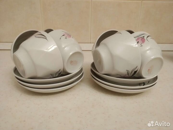 Сервиз чайный фарфоровый (Рига)