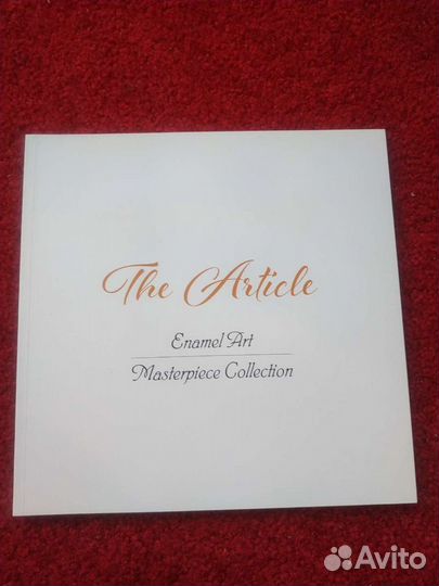 Книга каталог искусства Enamel Cloisonné