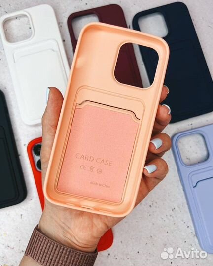 Чехлы с отделом под карту, для iPhone Xr/11/12/13