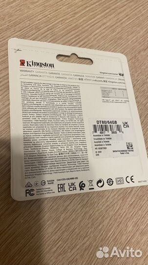 Usb флешка kingston 64Gb