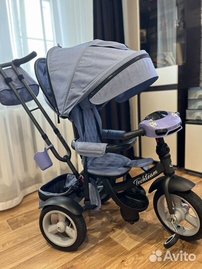 Трехколесный велосипед с родительской ручкой
