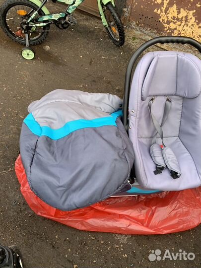 Коляска 3 в 1 бу