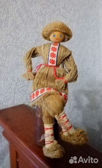 Статуэтки из льна пастушки винтаж СССР