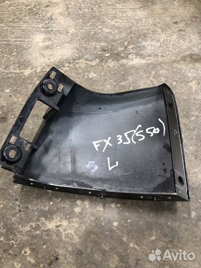 Накладка бампера задняя левая infiniti fx35