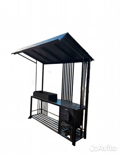 Мангал с крышей от производителя