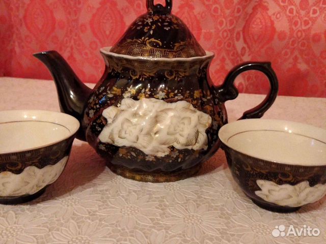 Заварочный чайник + 2 пиалы