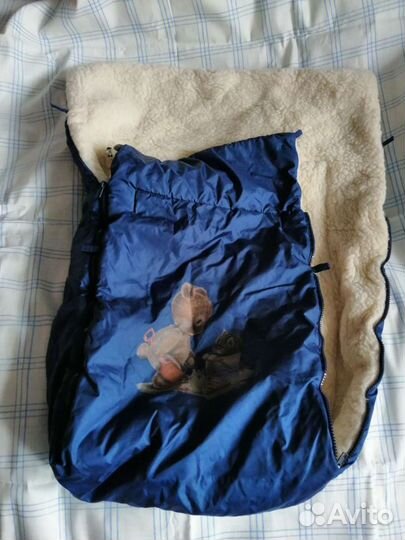 Зимний конверт в прогулочную коляску