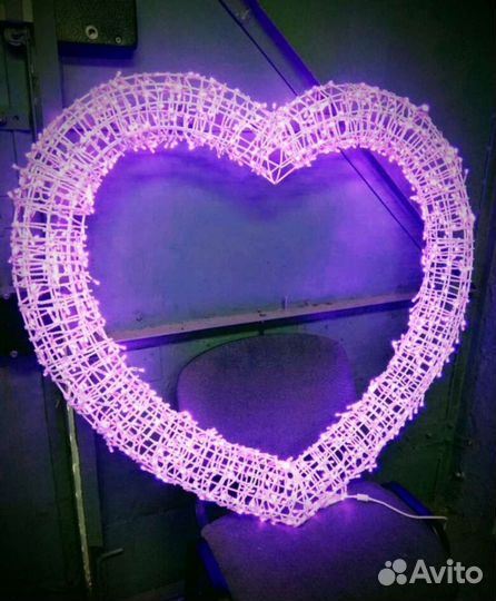 Гирлянда в форме сердца