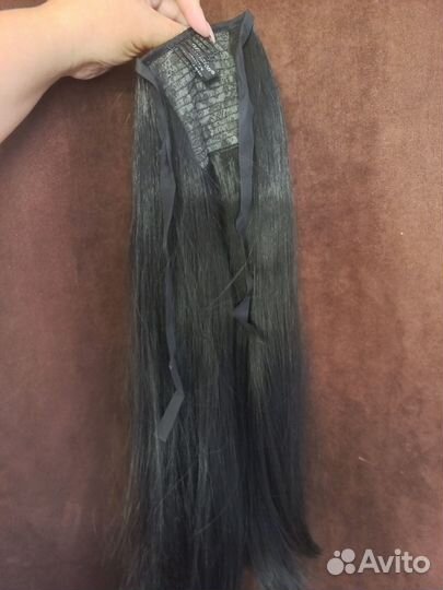 Хвост шиньон на крабе