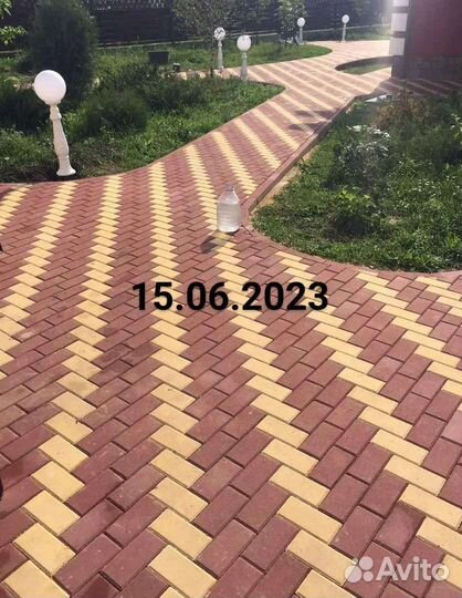 Укладка тротуарной плитки